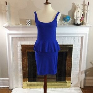 🌹Susana Monaco stretch blue dress Sz M